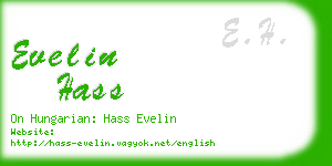 evelin hass business card